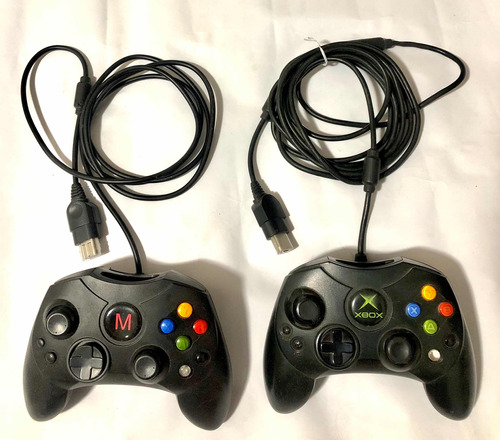 Control Xbox Clásico Alámbrico Dos Controles 