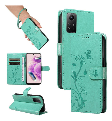 Funda For Xiaomi Redmi Note 12s Cartera Teléfono Y Tarjeta