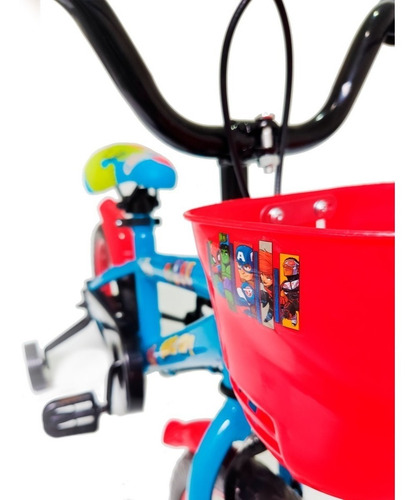 Imagen 3 de 8 de Bicicleta Infantil Retro Rodado 12 Ruedas Aprendizaje 7154