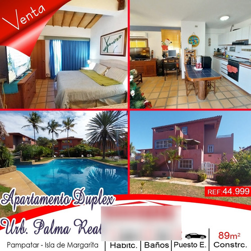 Town House Amoblado En Venta Urb. Palma Real - Pampatar Isla De Margarita