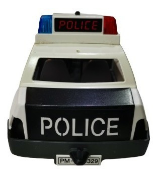 Playmobil Auto Policia Luz A Pila Patrullero Policias