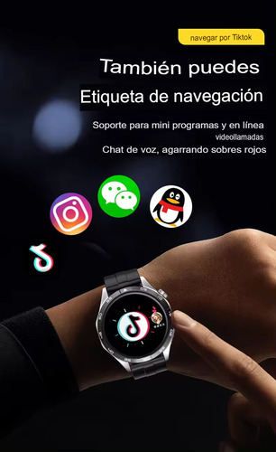 Reloj Smartwatch Con Telefono Incorporado Gps Nav Amoled