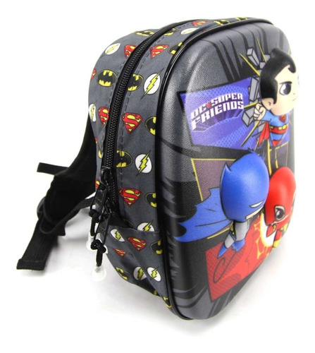 Imagem 8 de 10 de Mochilete Flash Dc Super 3d Com Lancheira Maxtoy 2814cm20