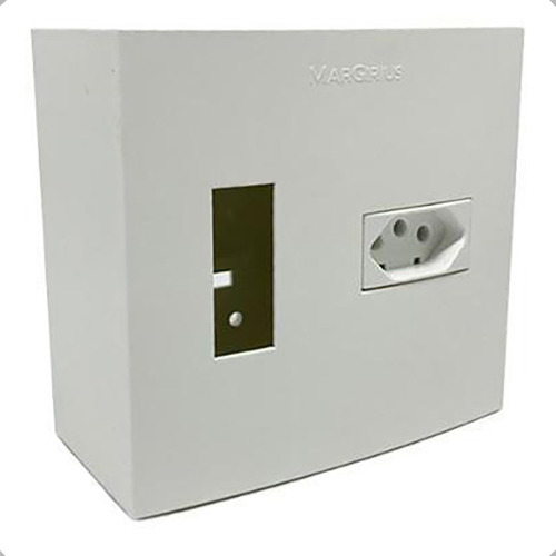 Caixa Sobrepor 4x4 Com Tomada 20a Para Disjuntor Margirius