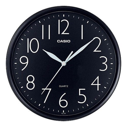 Reloj Pared Negro Casio Iq-05-1d Color de la estructura Negro (1)