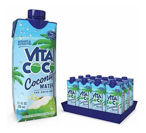 Vita Coco - Pure Agua De Coco (330 Ml X 12) - Naturalmente H