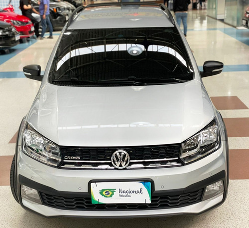 Imagem 3 de 12 de Vw Saveiro 1.6 Cross Cd 2020 Top De Linha Couro+multimídia