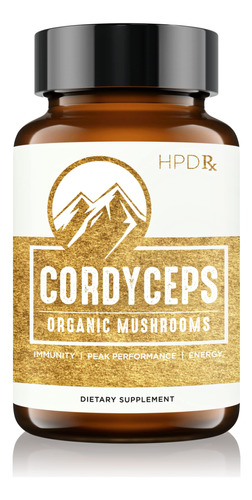 Hpd Rx Premium Orgnico Cordyceps Extracto De Hongos Suplemen