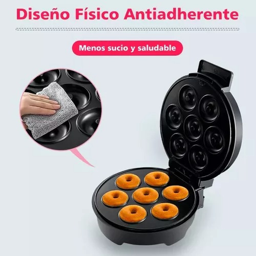 Maquina Mini Donas Electrica Cocina Donuts Antiadherente