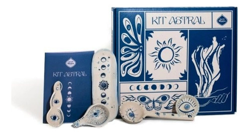 Kit Astral De Cerámica Artesanal 5 Piezas  Sagrada Madre 