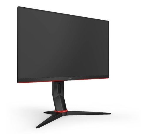 Monitor Gamer Hero 24'' 24g2 Fhd Ips 144hz 1ms Aoc Bivolt Cor Preto/Vermelho 100V/240V