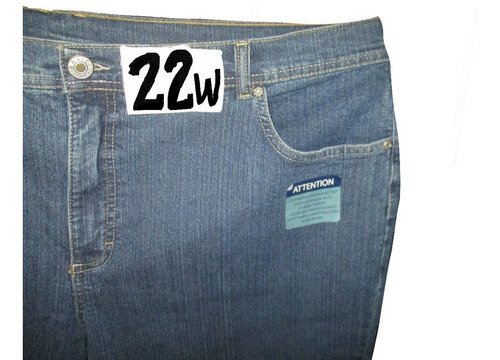 Capri Bermuda Azul Mezclilla Talla 22w (40/42) Basic Editio