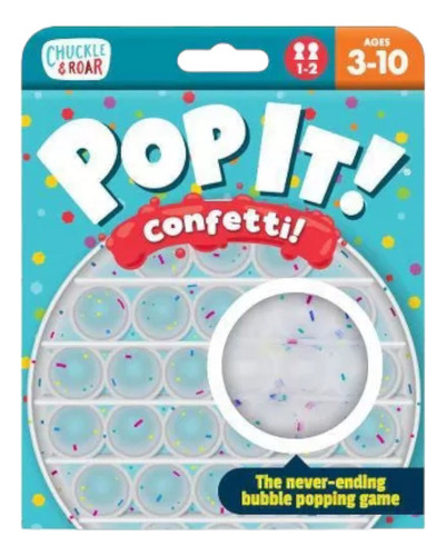 Chuckle & Roar Pop It! Fidget And Sensory Game - Confetti