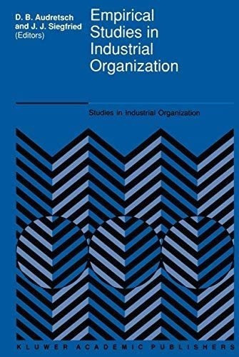 Libro: Empirical Studies In Industrial Organization: Essays