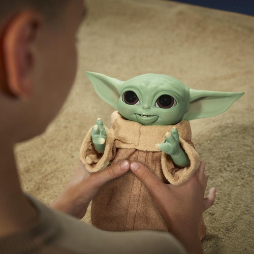 Grogu Animatronic Child Baby Yoda Snackin Galactic Star Wars