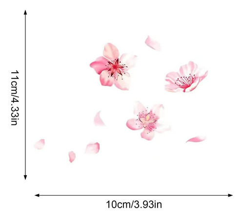 Wv Calcomanías De Flores De Cerezo Para Automóviles