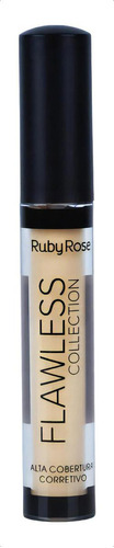 Corrector líquido Ruby Rose Flawless de alta cobertura, 4 ml