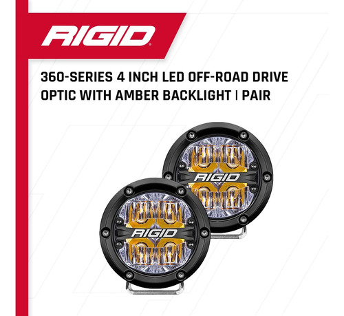 Serie 360 De Industrias Rígidas, 4 Led, Transmisión Todoterr