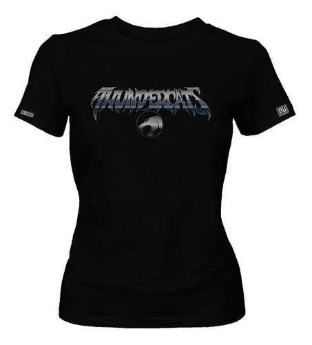 Camiseta Thundercats Logo Plateado Anime Serie Mujer Dbo