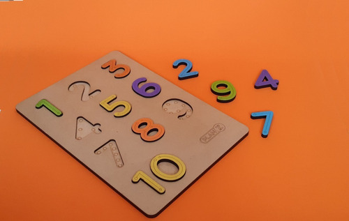 Imagen 4 de 10 de Set Juego Encastre Madera Didactico Infantil Abc Numero Niño