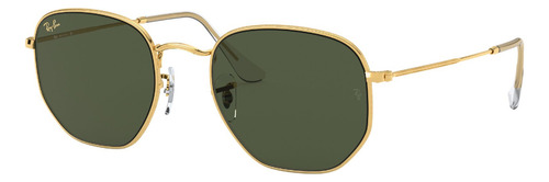 Lentes De Sol Ray-ban Hexagonal Gold Rb3548 Rb3548919631