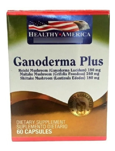 Ganoderma Plus 60tab Healthy - Unidad a $966