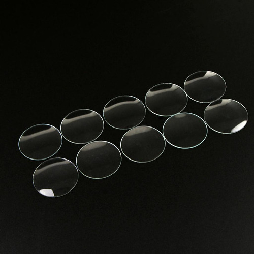 10 Cristal Mineral Para Vidro Para Relógio 30mm Claro