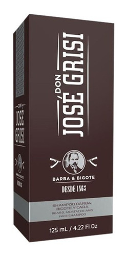 Shampoo Especial Barba, Bigote Y Cara Hidrata Don Jose Grisi