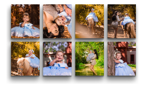 8 Foto Cuadro Canvas Personalizado Novios Bebes Graduacion