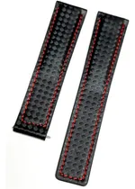Comprar Pulseira Couro Relógio Fibra Carbono Para A Marca Tag Heuer