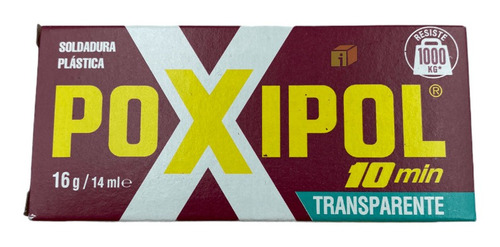 Poxipol Soldadura Plastica Transparente 14ml