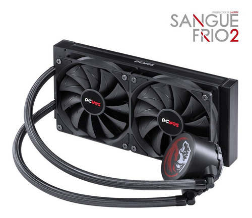 Imagem 2 de 7 de Water Cooler Para Processador Sangue Frio 240mm Pcyes