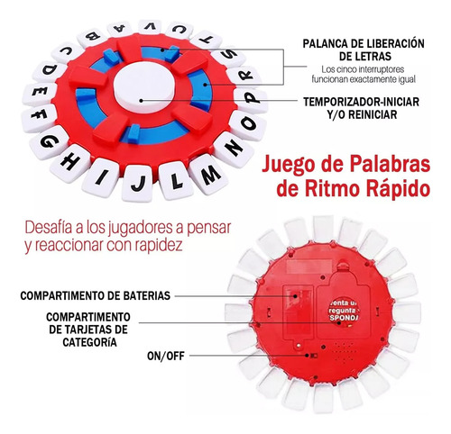 Basta Piensa Rapido - Juegos De Mesa Español Para La Fiesta