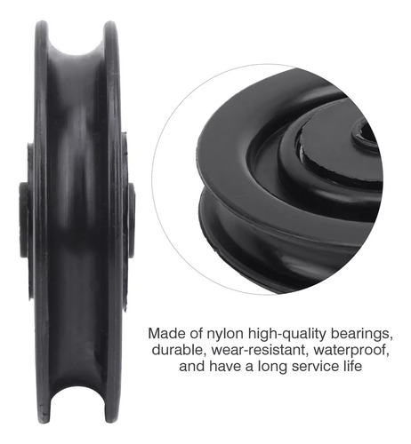 Rueda De Polea De Rodamiento De Nailon 10 Piezas Universal F