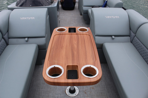 Lancha Ventura Pontoon 250 Zero V-cat Solara Fluvimar Vcat