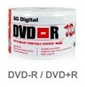 Dvd Virgen Printeables Sg Digital 4.7 Gb 16x Inkjet Fullface