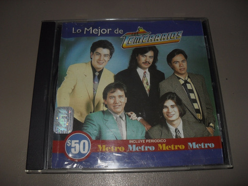 Los Temerarios Cd Edicion Metro Sin Portada Trasera Disa | MercadoLibre