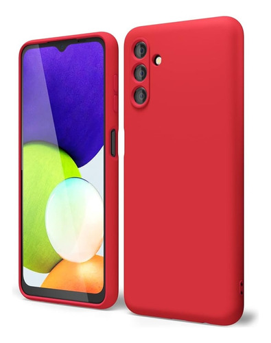 Funda Case Para Samsung A13 5g Soft Feeling Antishock Rojo