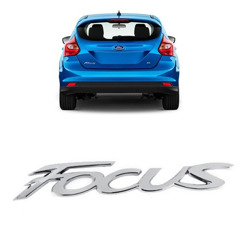 Emblema Letreiro Nome Focus Cromado 2014/... Hatch /sedan