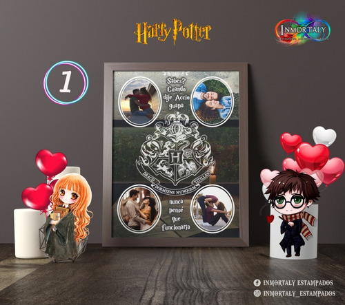 Plantillas De Fotos Con Marco De Harry Potter San Valentin