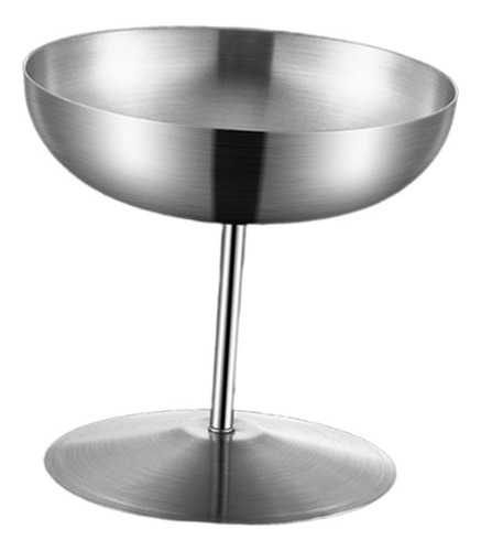 Cazón De Postre Sorbet Bowl Bocina De Ensalada 150 Ml Plata