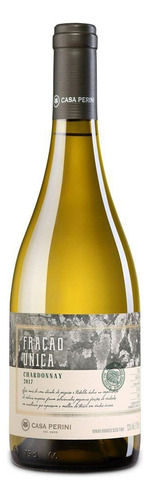 Vinho Nacional Branco Fração Única Chardonnay Casa Perini 750ml