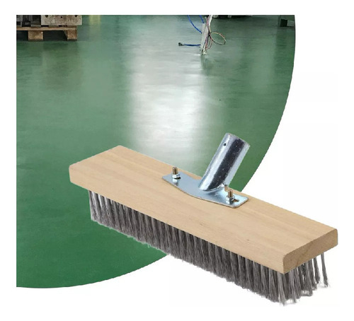 Zl Escoba De Alambre, Cepillo De Alambre 50cm Con Adaptador