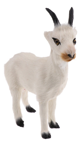 Imagen 1 de 11 de Figuras De Animales De Cabra Real Stanidng Faux Modelo