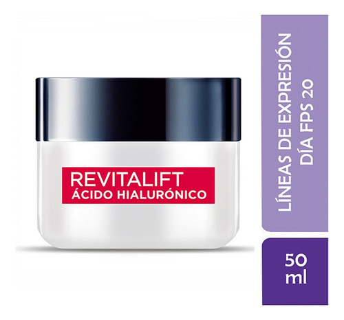 Crema De Día Revitalift  Con Ácido Hialurónico Fps20 50 Ml