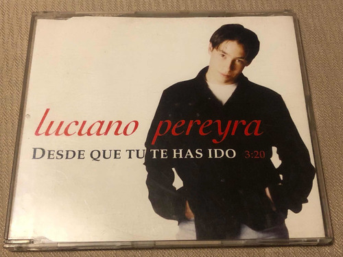 Cd Single Promo Luciano Pereyra / Desde Que Tu Te Has Ido