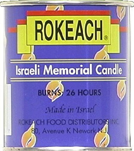 Rokeach Vela Lata Conmemorativa Israeli Original Yahrzeit