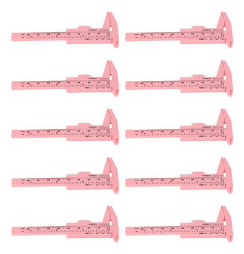 Regla Para Medir Cejas Brow Vernier Caliper, 10 Unidades, 80