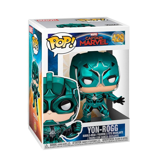 Funko Pop Marvel Captain Marvel Yon-rogg Star Commander 429