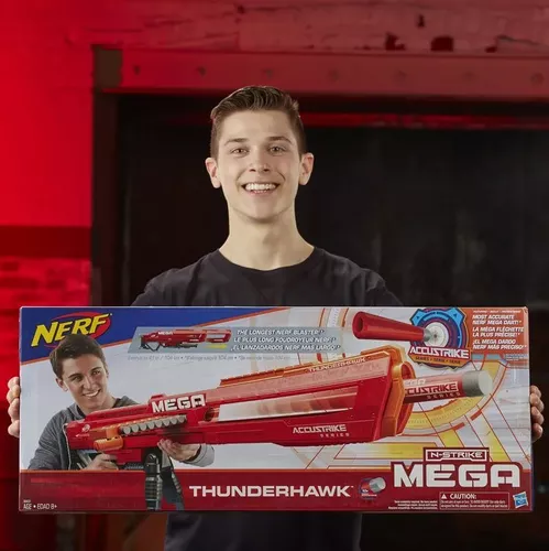 Nerf Mega Accustrike Thunderhawk - E0440 - Hasbro no Shoptime